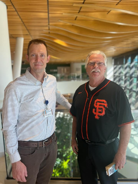  Dr. Yenna and Rich Shevlock pose together