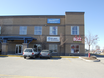 Entrance to St. Luke’s Rehabilitation: Boise, Lakeharbor Ln.