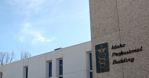 Entrance of St. Lukes Clinic Neurology: Boise Idaho St