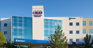 Entrance to Idaho Elks Medical Plaza where St. Luke's Rehabilitation Hospital: Boise is located