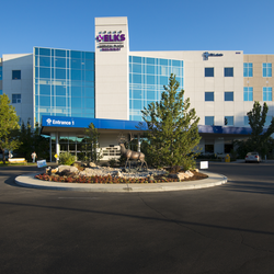 Entrance to Idaho Elks Medical Plaza where this St. Luke’s Rehabilitation clinic is located.