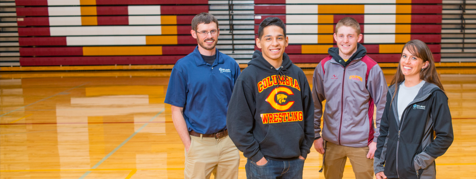 St. Luke's Athletic Trainers at Columbia High School
