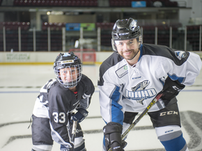 Ice hockey players