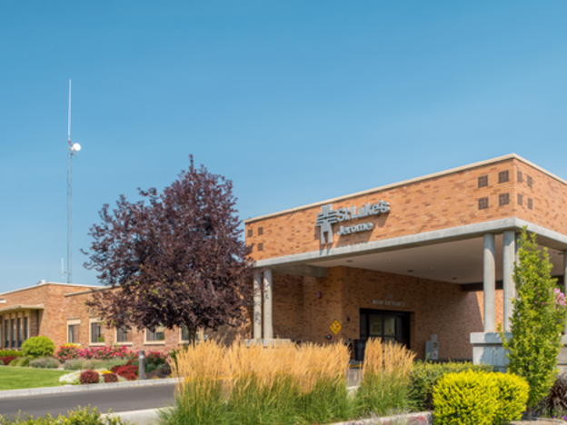 Exterior view of St. Luke's Jerome Medical Center where Infusion Services are located.