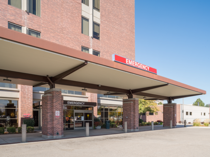 Entrance to Emergency Care at St. Luke's Meridian