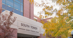 Entrance to the Anderson Center South Tower where St. Luke's Clinic – Obstetrics and Gynecology: Boise is located