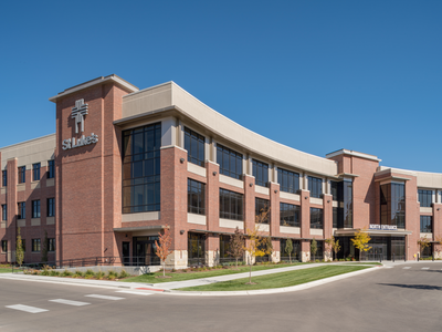 North entrance to St. Luke's Nampa Medical Center where St. Luke's Clinic – Maternal Fetal Medicine is located
