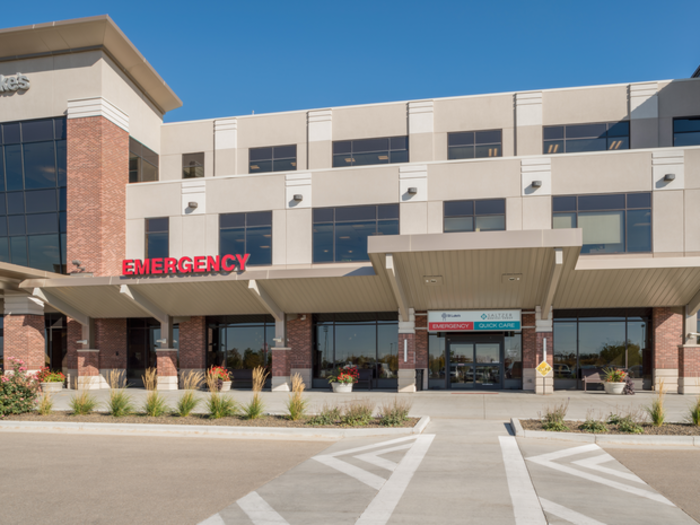 Entrance to Emergency Care at St. Luke's Nampa