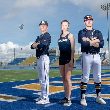 group of Middleton High School athletes