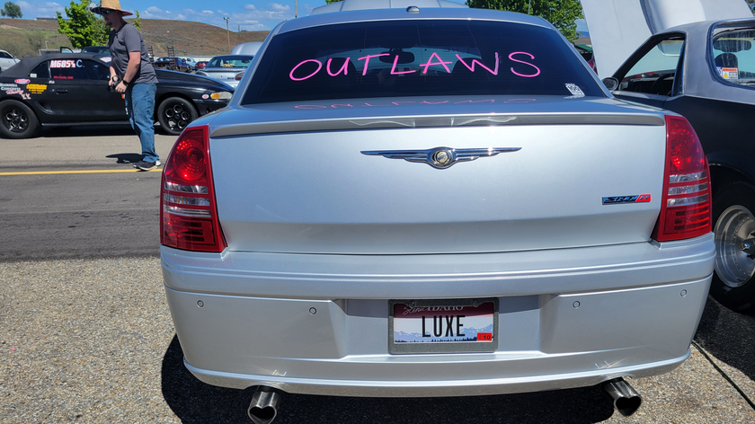  Jenifer's racing car is also her daily commuter.