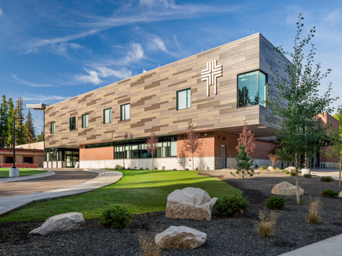 Exterior view of St. Luke's McCall Medical Center where the Patient Financial Services office is located.