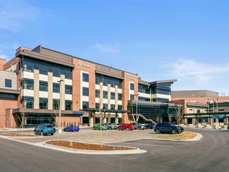 Entrance to St. Luke’s Center for Orthopedics & Sports Medicine where this rehabilitation clinic is located.