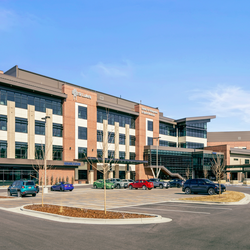 Entrance to St. Luke’s Center for Orthopedics & Sports Medicine where the rehabilitation clinic is located.