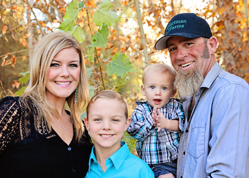 Ashlie and her family.