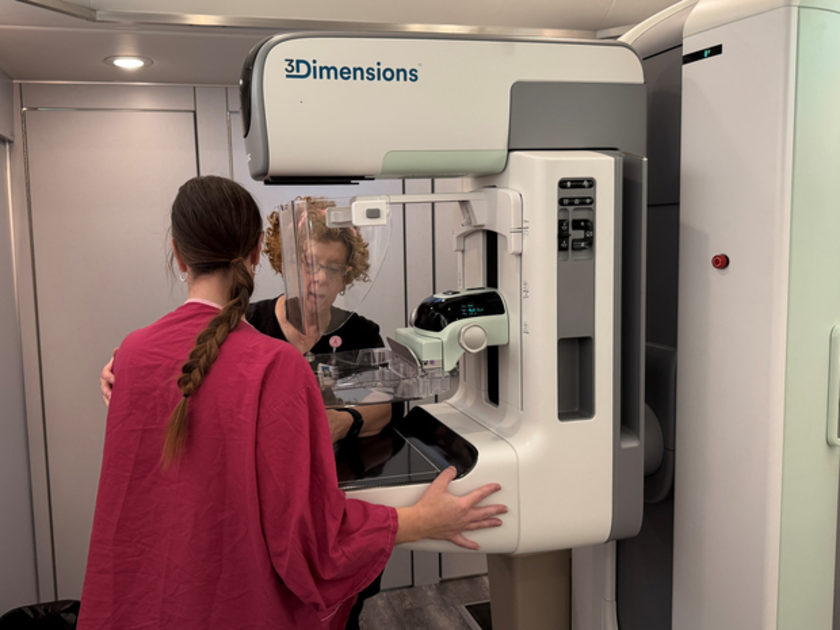 St. Luke's Employees standing inside clinic