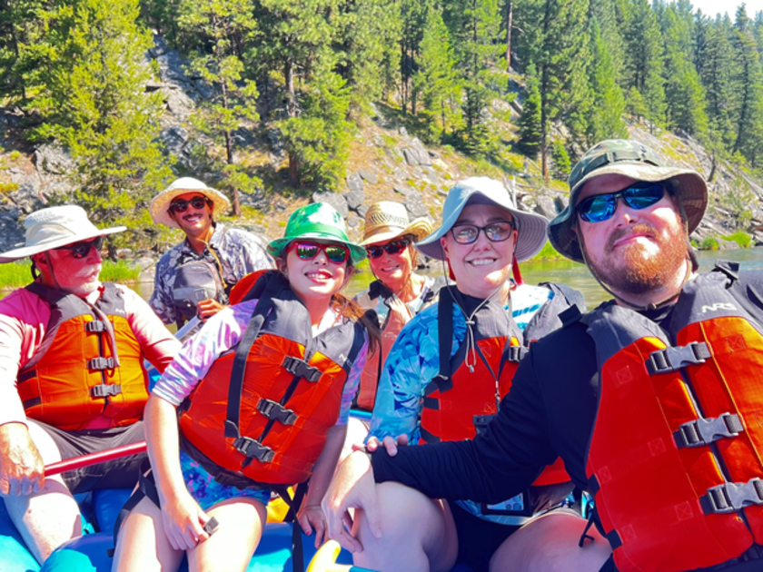 Betsy's boat and crew.