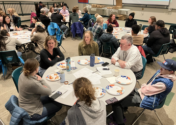Discussion around a table
