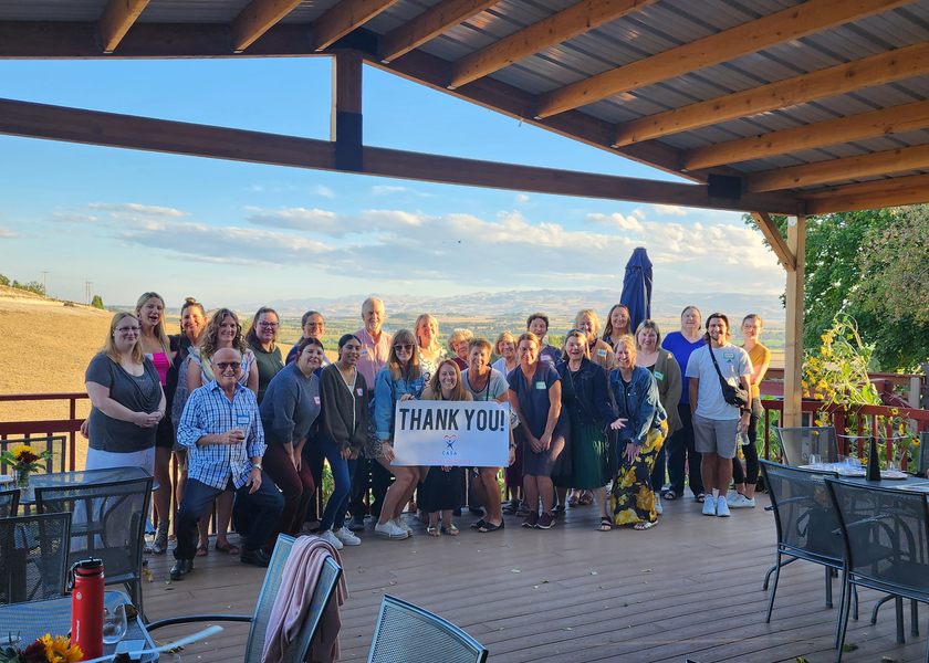 CASA team members say "Thank You!"