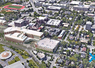 Aerial view rendering of St. Luke's Boise campus
