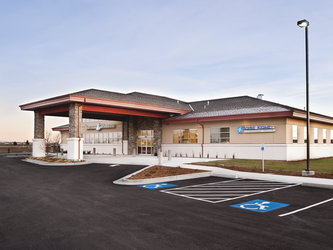 Entrance to St. Luke’s Clinic – Kidney and Hypertension: Caldwell