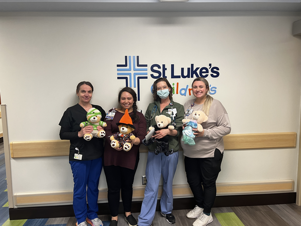 Miracle Bears raise funds, spirits at St. Luke’s Children’s; volunteers deliver them to kids
