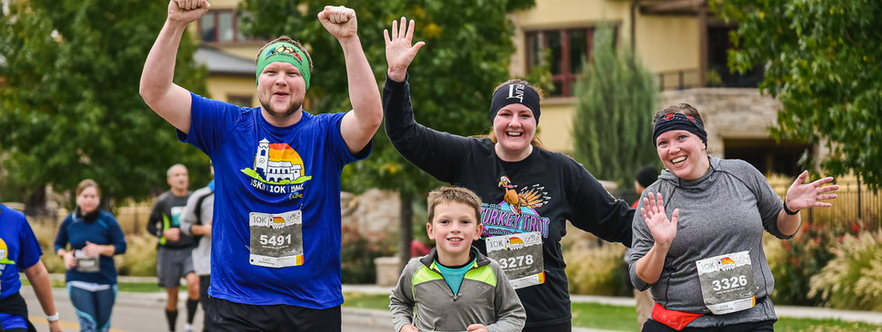Participants at St. Luke's FitOne race