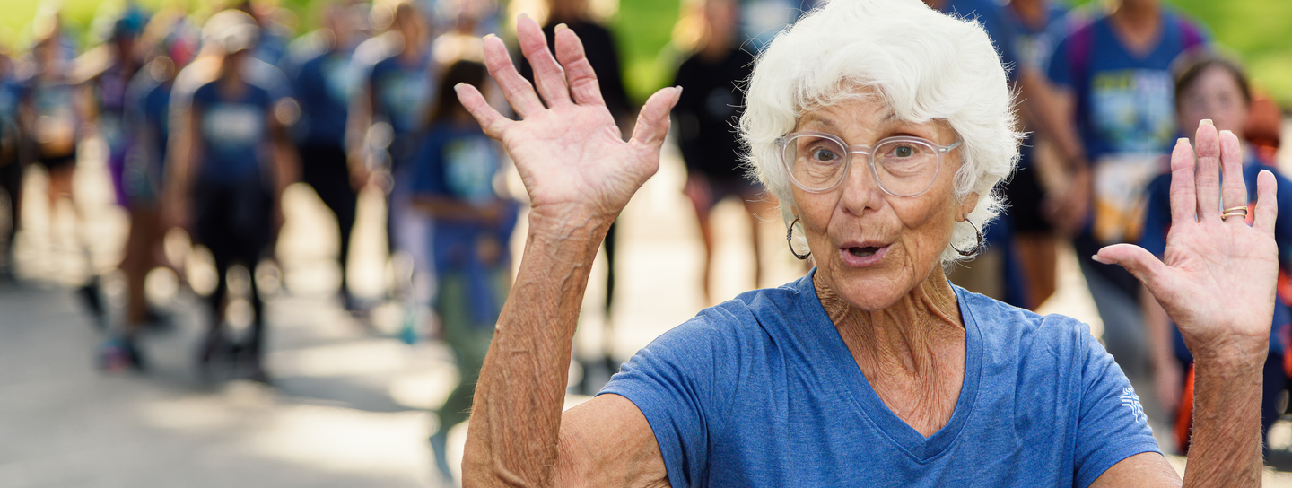 Woman excited about running FitOne!