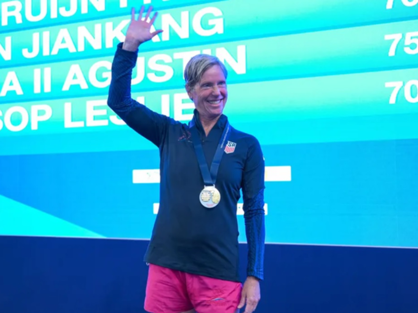  Dr. Reynolds at the World Aquatics Masters Championships