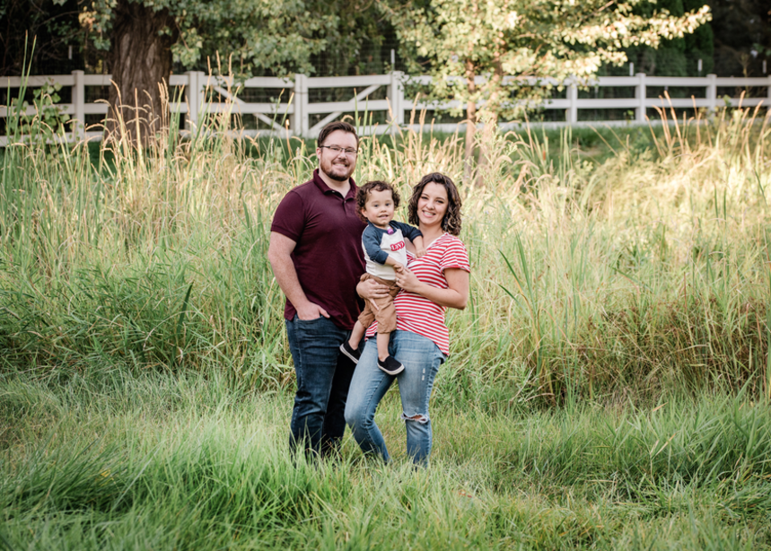 Emily and her family.