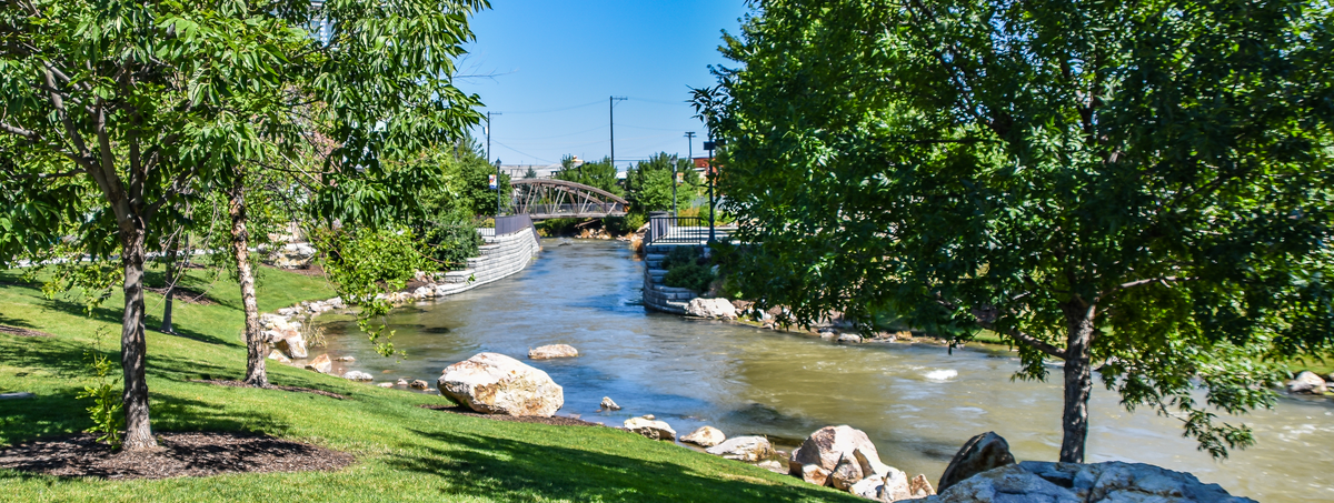 Indian Creek in downtown Caldwell Idaho