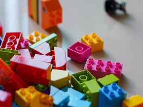 Multicolored lego blocks