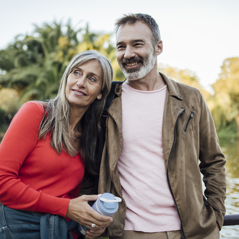 Portrait of a happy mature couple