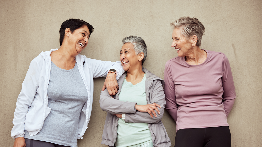 mature women talking