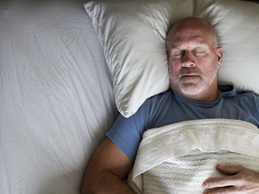man sleeping