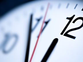 close up of a clock