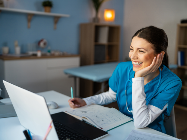 Happy nurse