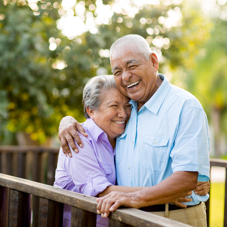 Portrait of a happy mature couple