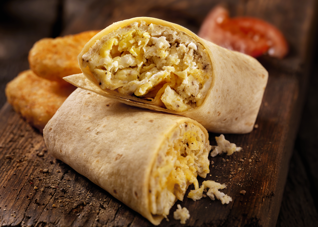 Breakfast burrito