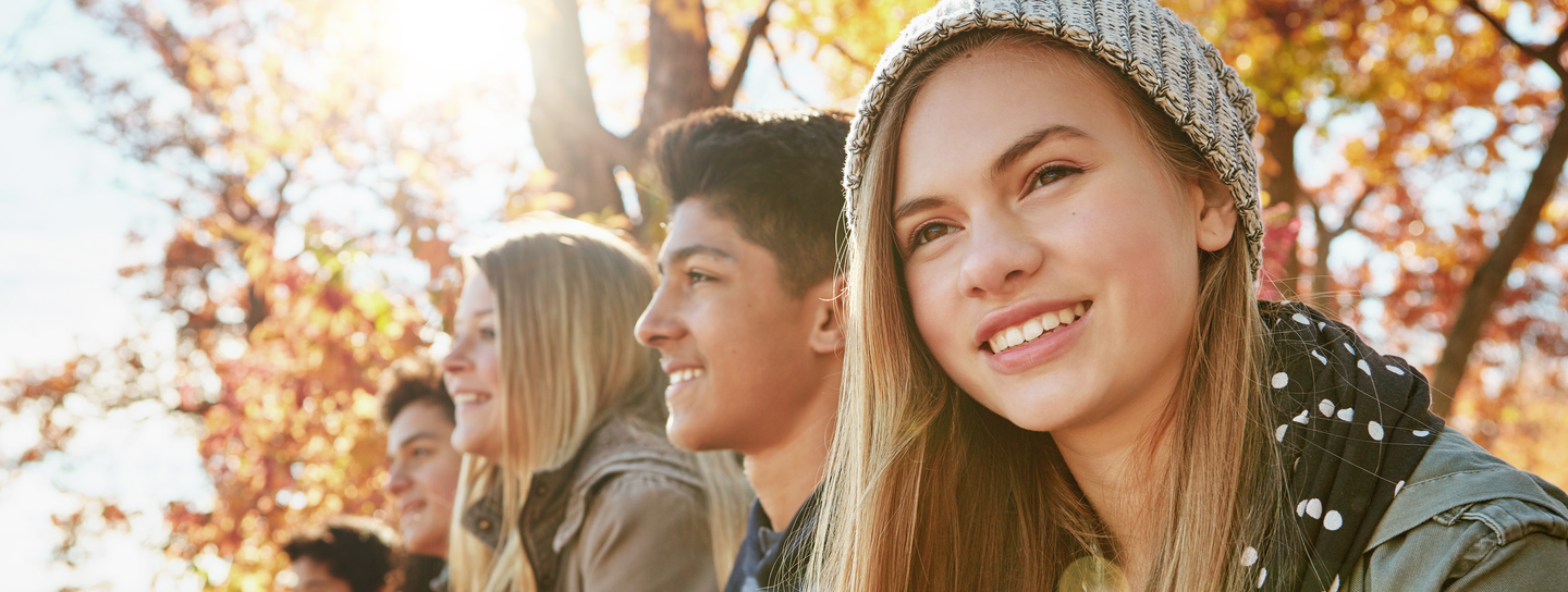 a group of young friends enjoying a day at the park together