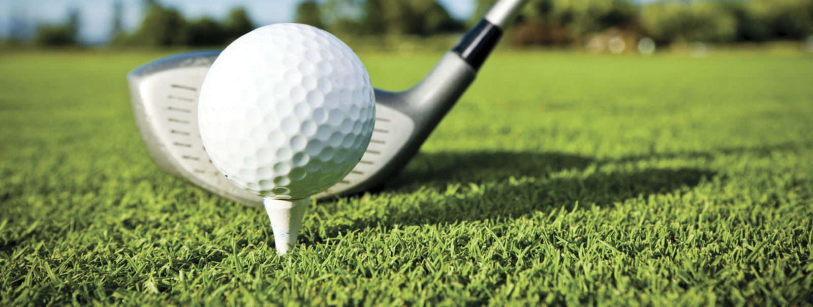 Golf ball with driver