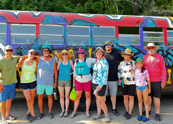 St. Luke's brain tumor support group go on a rafting trip