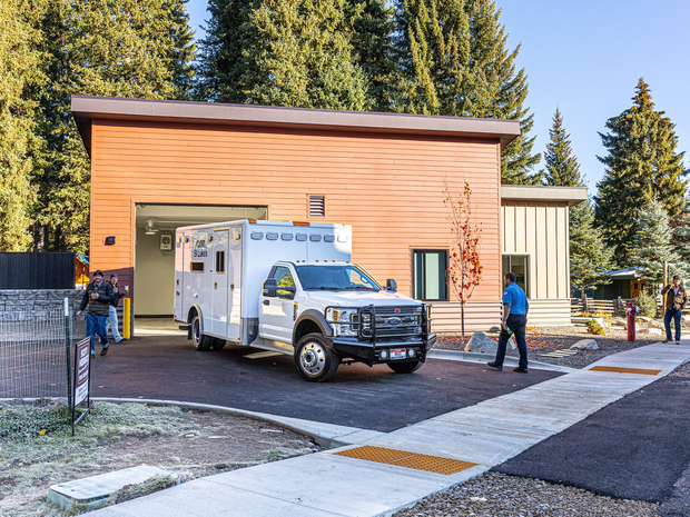 St. Luke’s, McCall Memorial Hospital District celebrate new ambulance shelter and on-call living quarters