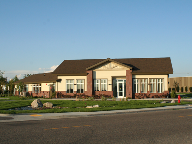 Entrance to Respite House at St. Luke's Cancer Institute: Fruitland