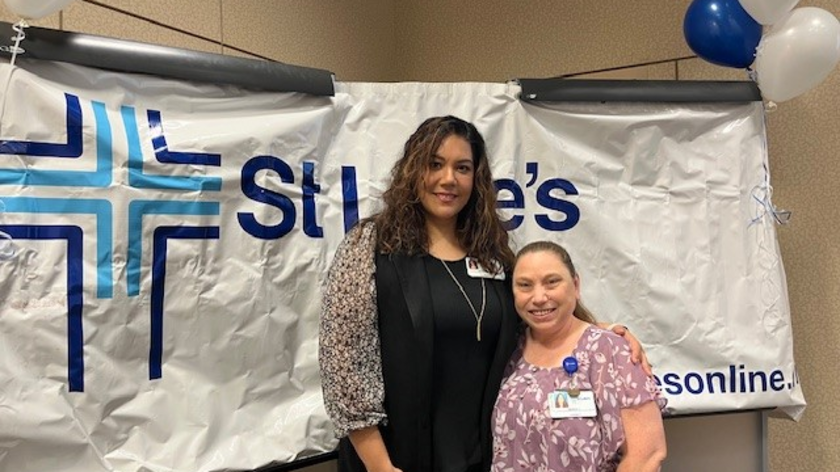 Mandy and Monica Standing together