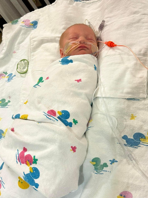  Maverick rests in St. Luke's NICU