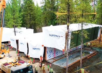 Construction of St. Luke's McCall workforce housing project.