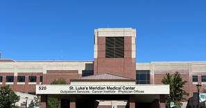 Entrance to St. Luke's Meridian Medical Center where St. Luke's Clinic – Urology: Meridian is located