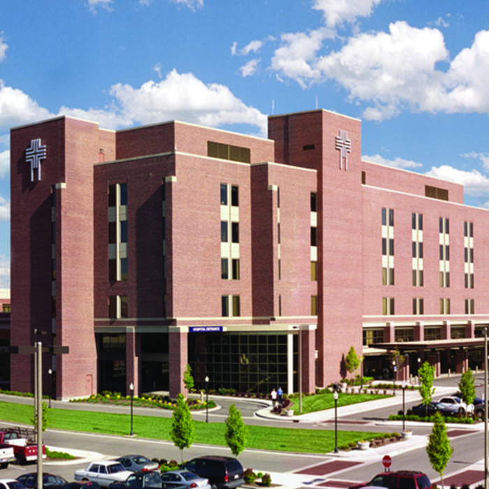 Exterior view of St. Luke's Meridian Medical Center where Infusion Services are located.