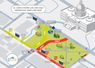 10K and half marathon start line map