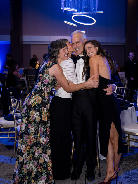 Rich, his wife Georgiann and his two daughters. 